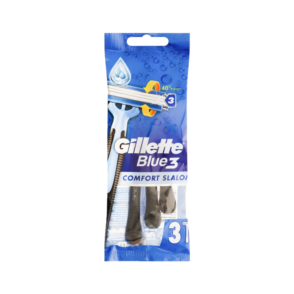 Shaving razor "Gillette" Blue3 Comfort Slalom 3pcs