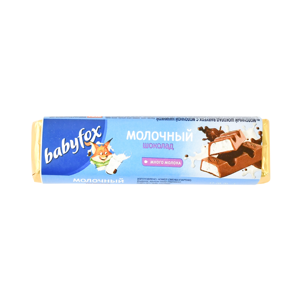 Bar "Babyfox" milk filling 45g
