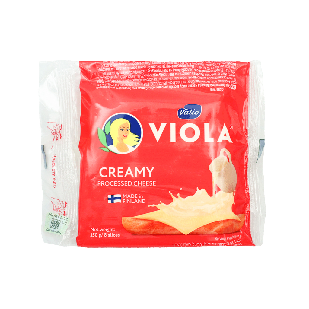 Processed cheese "Valio" cream 8pcs 150g