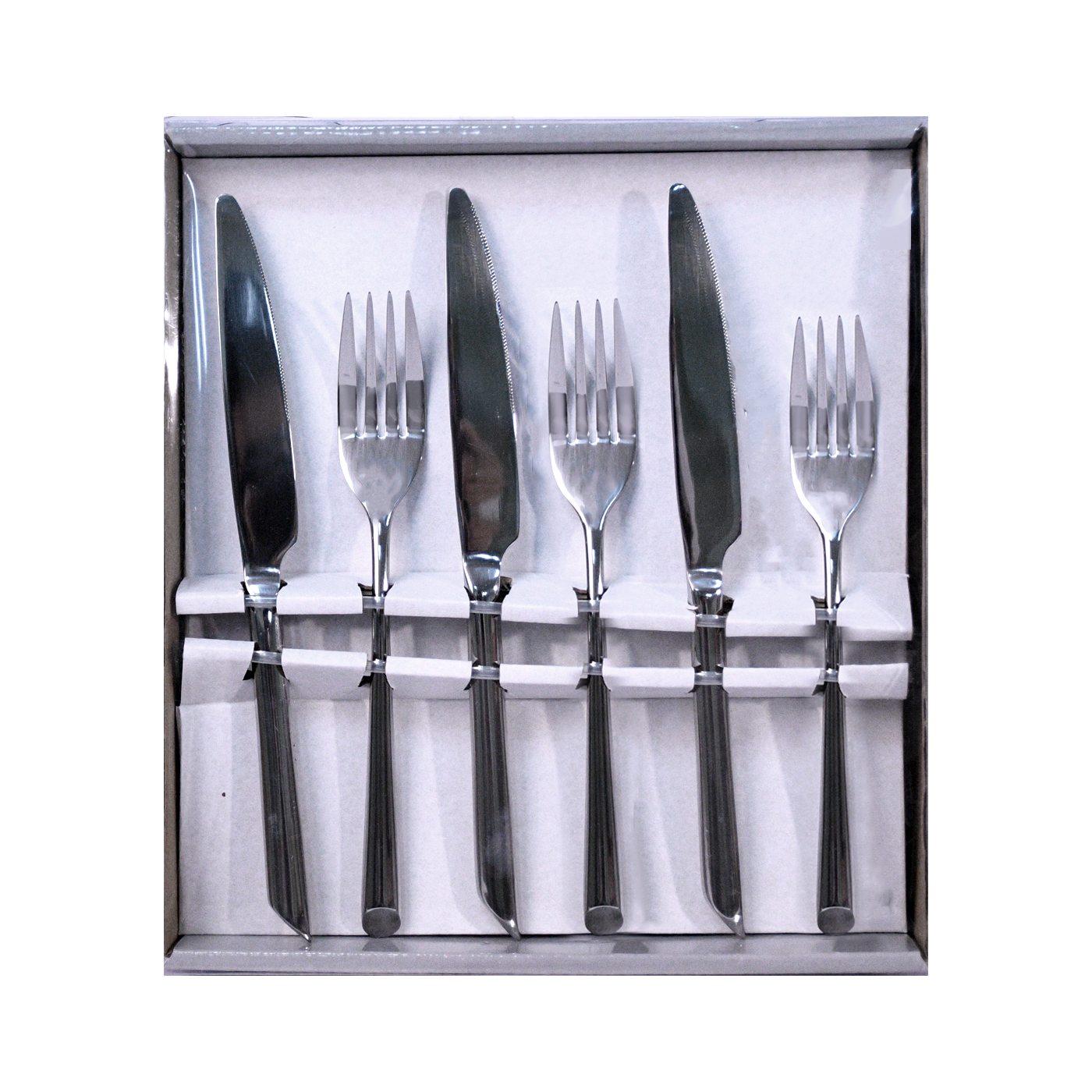 Հավաքածու Դանակ Պատառաքաղ Պլատինիում 6*6 Ե006Ֆ