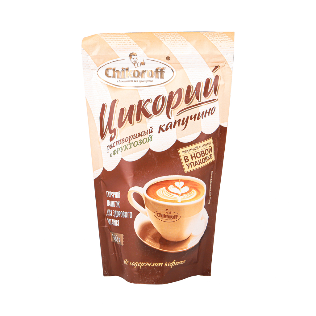 Instant chicory "Chikoroff" cappuccino with fructose 100g