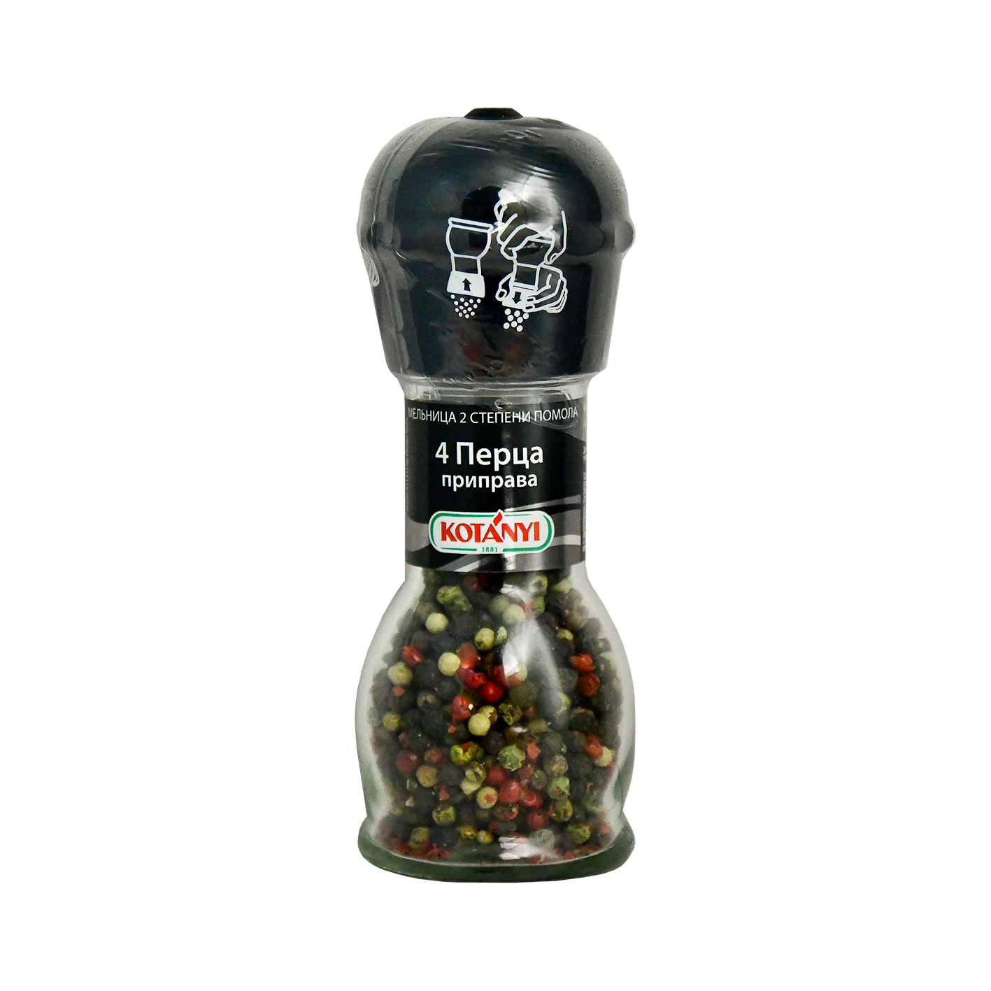 Pepper 4 types "Kotanyi" (mill) 35g