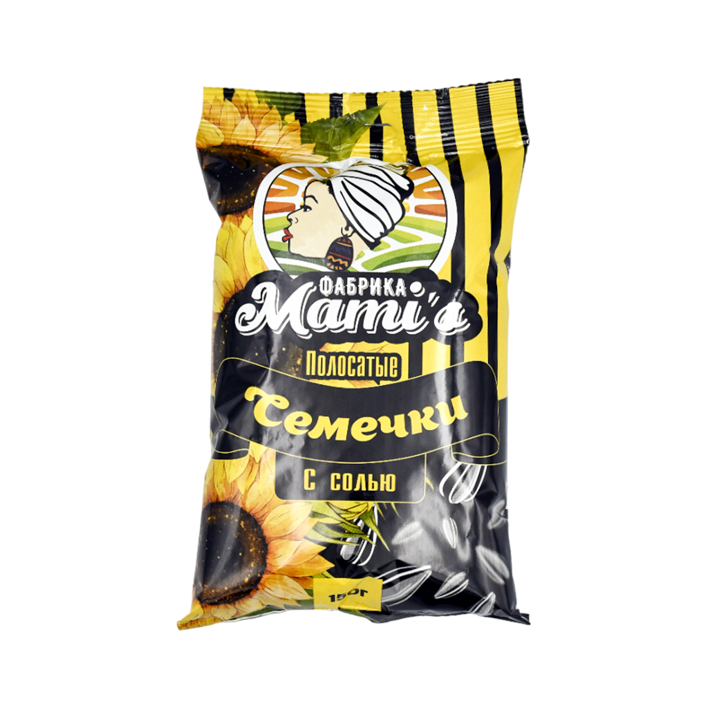 Sunflower seeds "Mami's" striped, salty 150g
