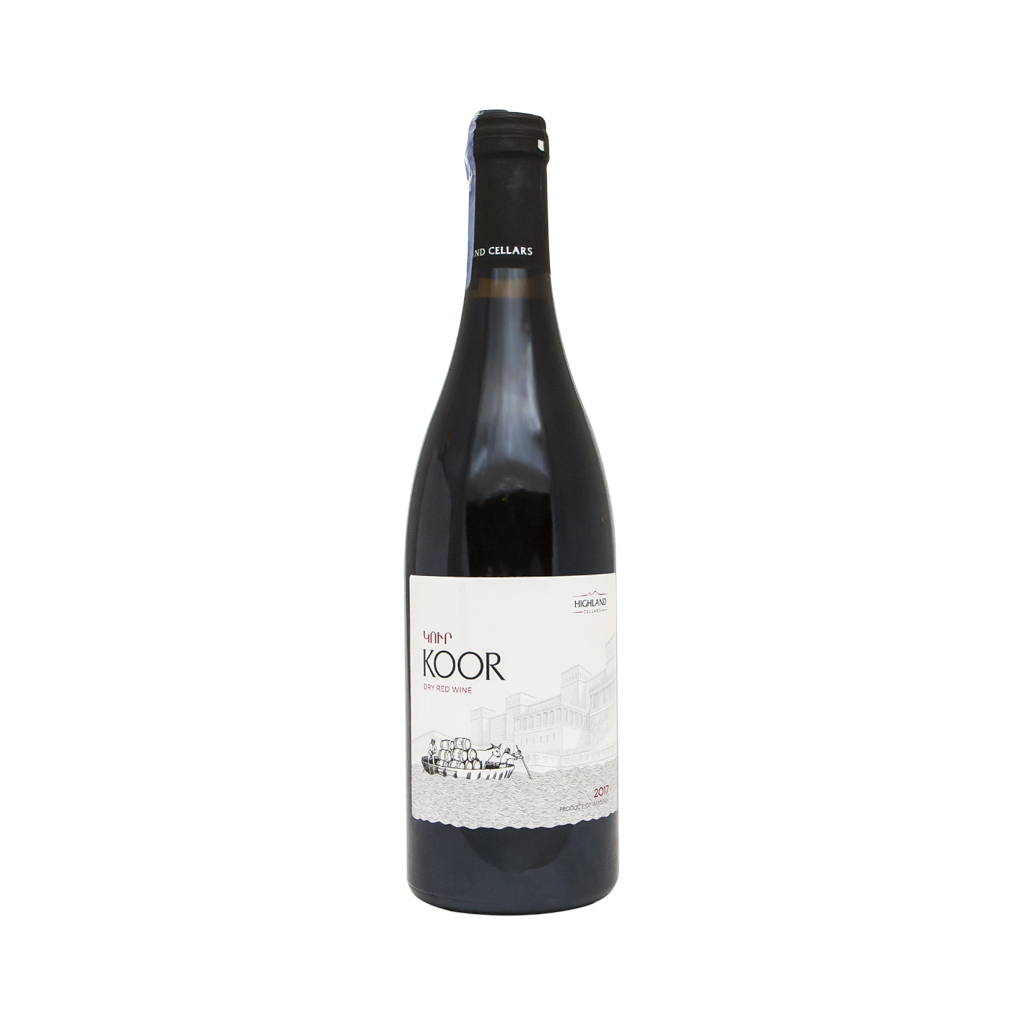 Wine "Koor" red dry 0.75l