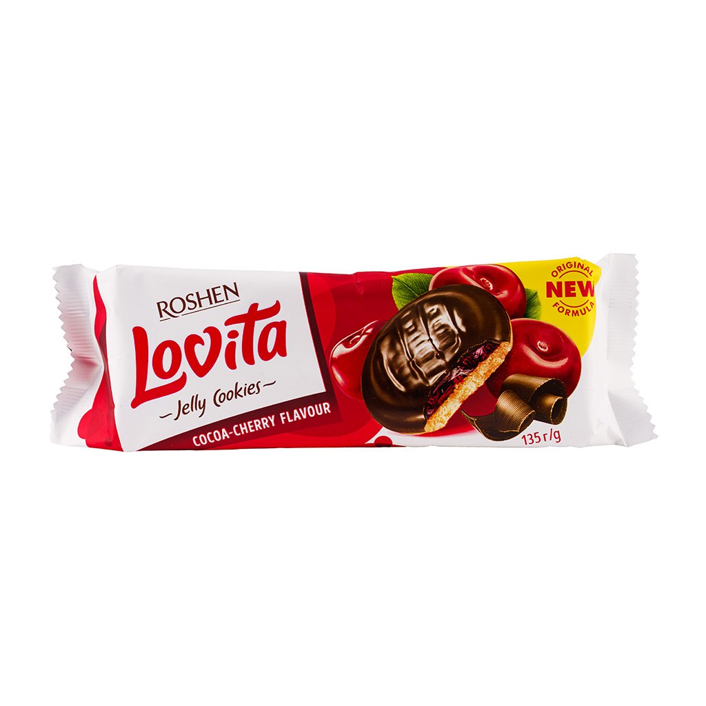 Cookies "Roshen" Lovita, orange 135g