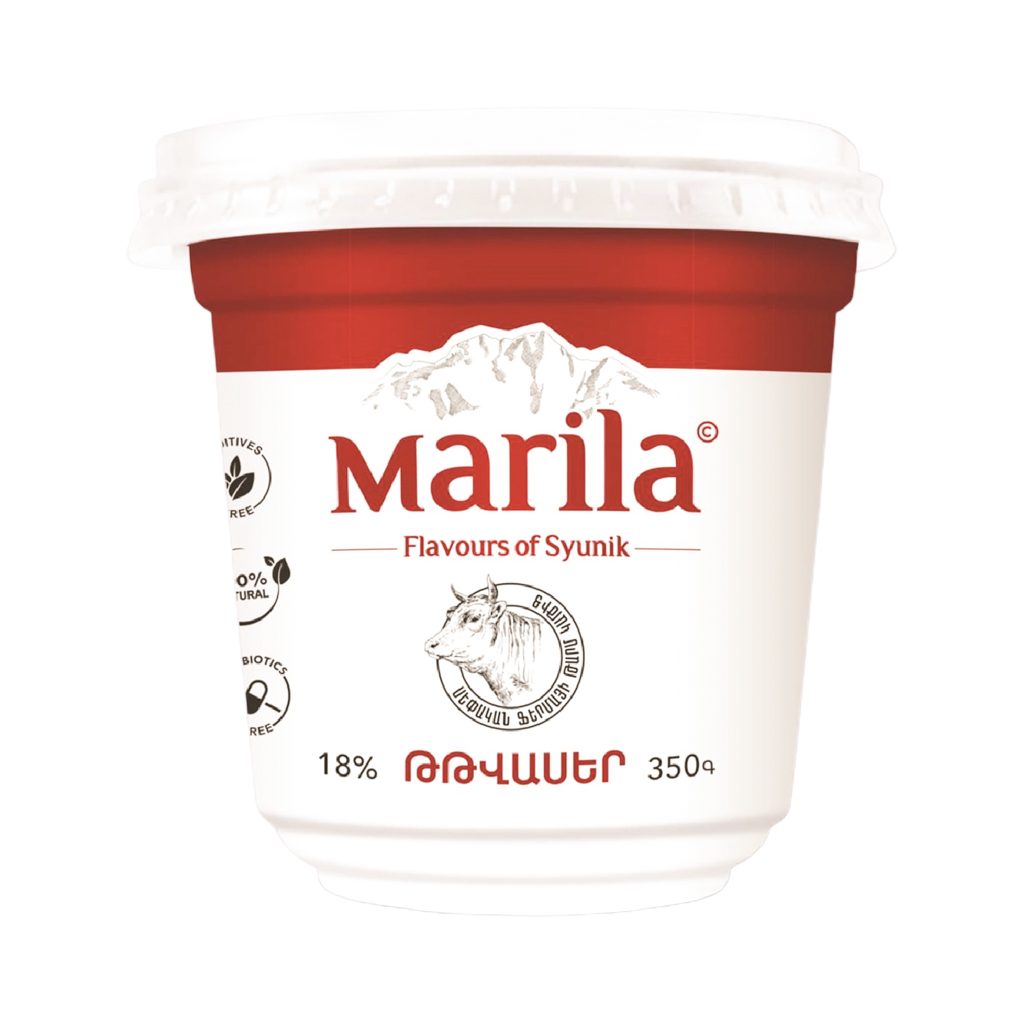 Sour cream "Marila" 18% 350g