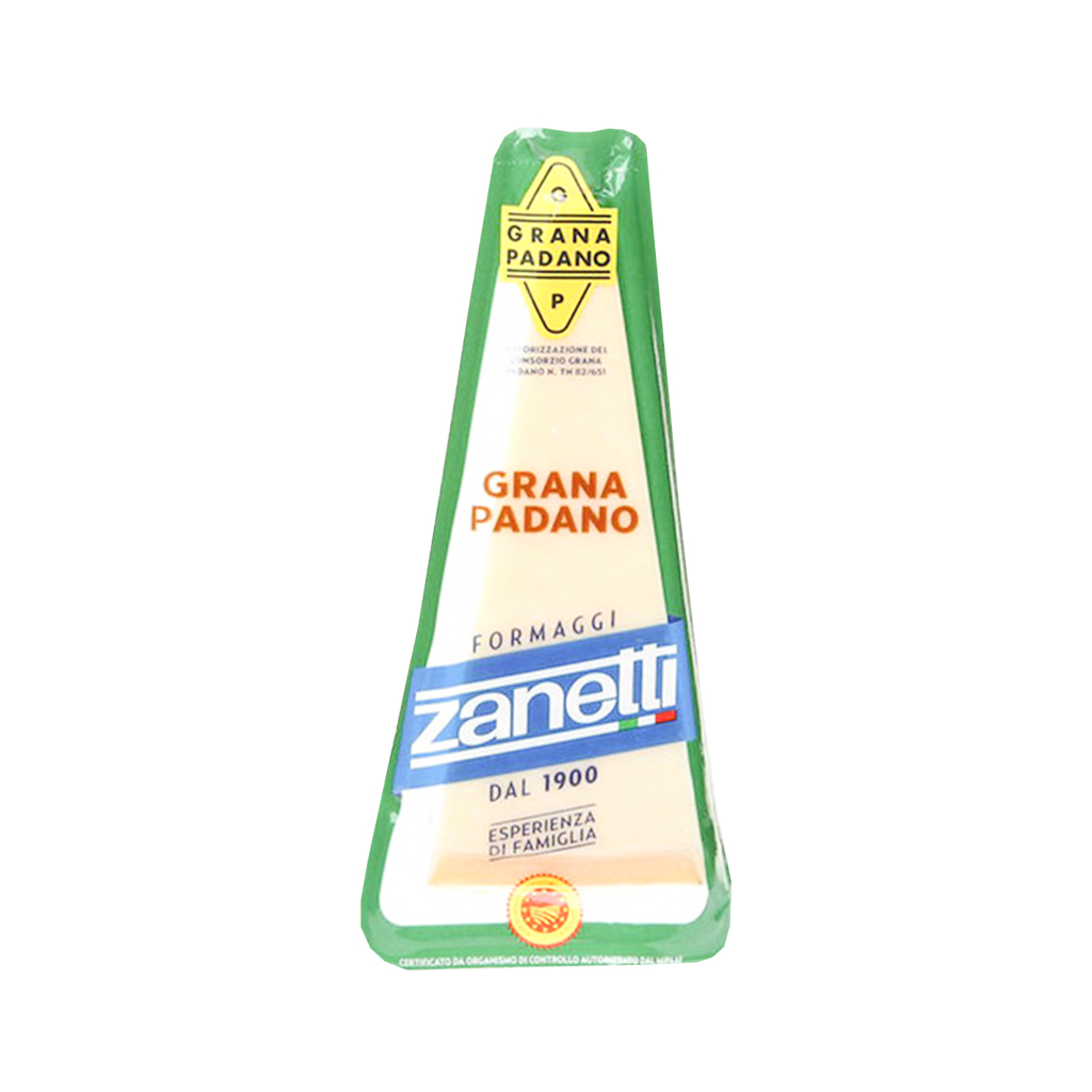 Cheese grana padano "Zanetti" lactose free 200g