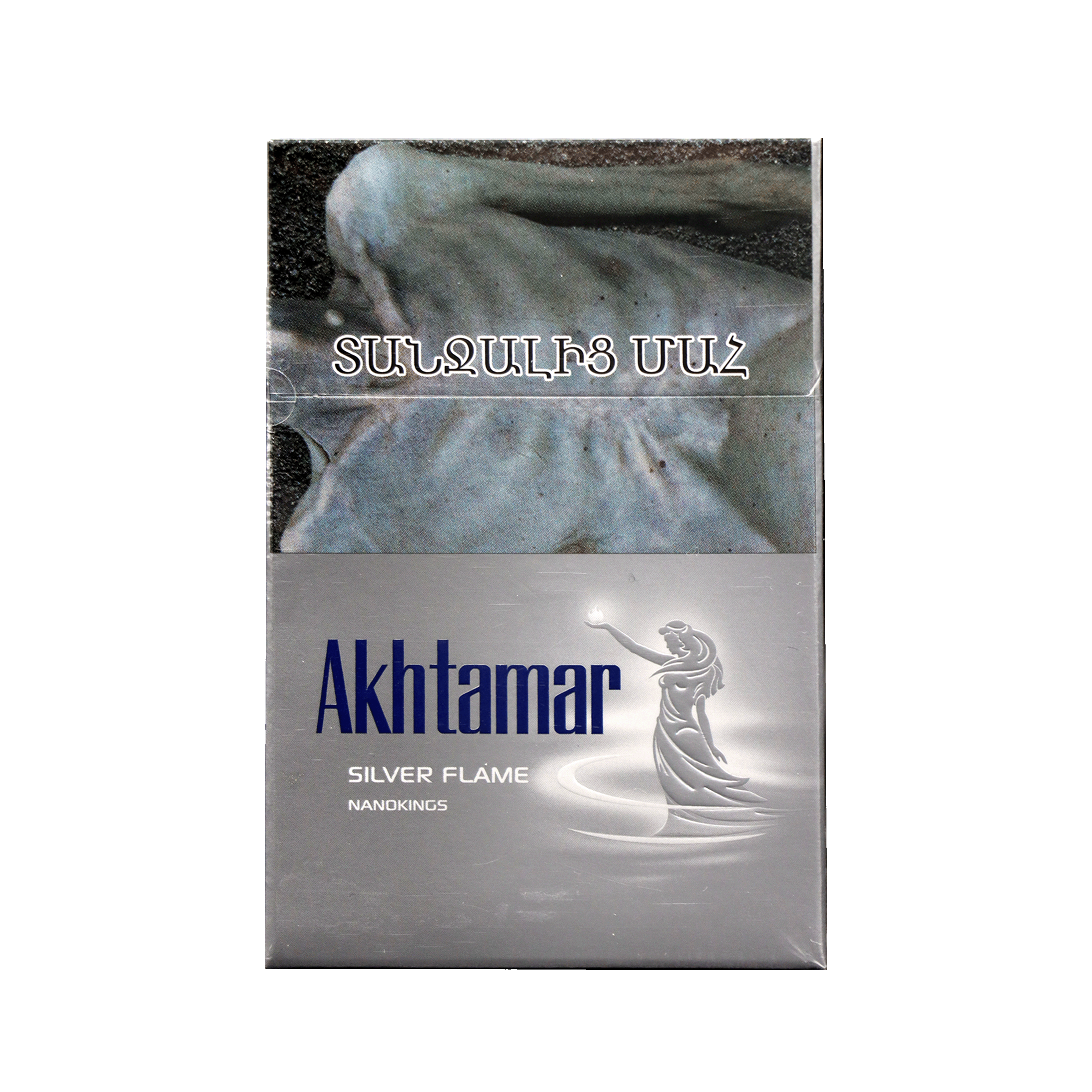 Ծխախոտ Ախթամար նանոքինգ սիլվեր ֆլեյմ 84/5.4