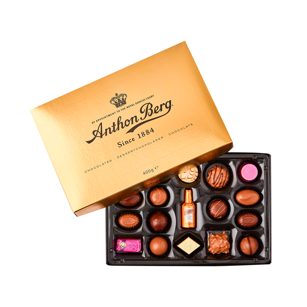 Chocolate box "Anthon Berg" Gold 400g