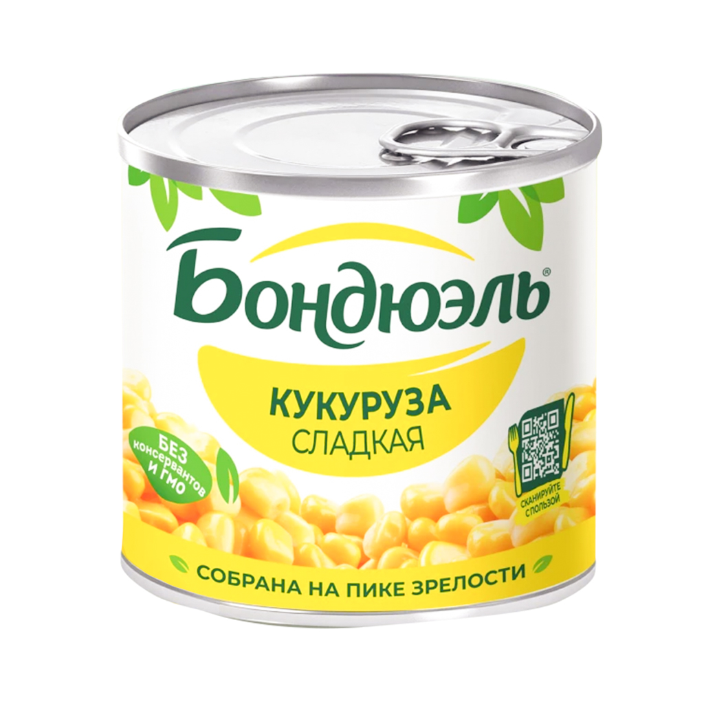 Եգիպտացորեն Բոնդյուել քաղցր 340գ