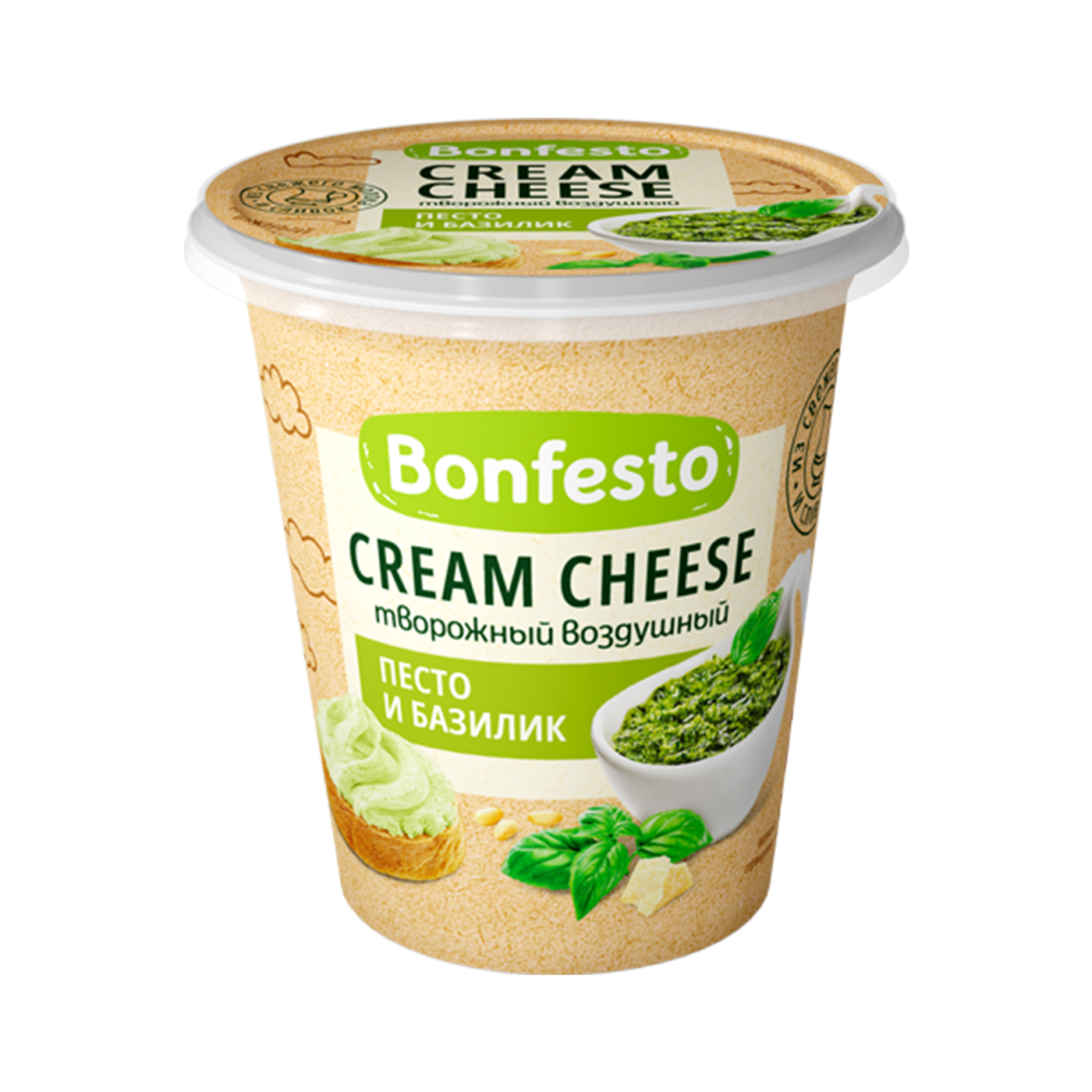 Կրեմչիզ պեստո և բազիլիկ Բոնֆեստո 125գ