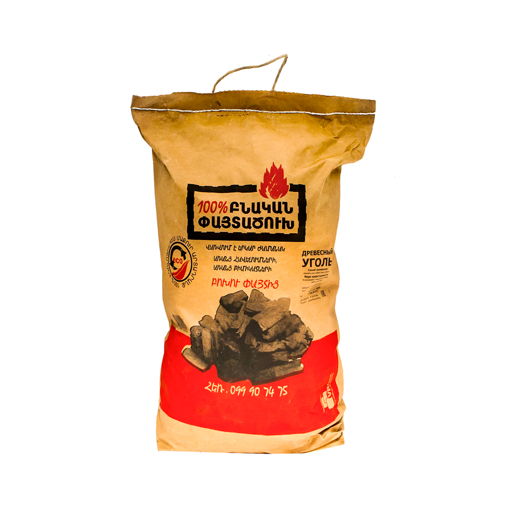 Charcoal for barbecue "Ijevan" 4.5kg