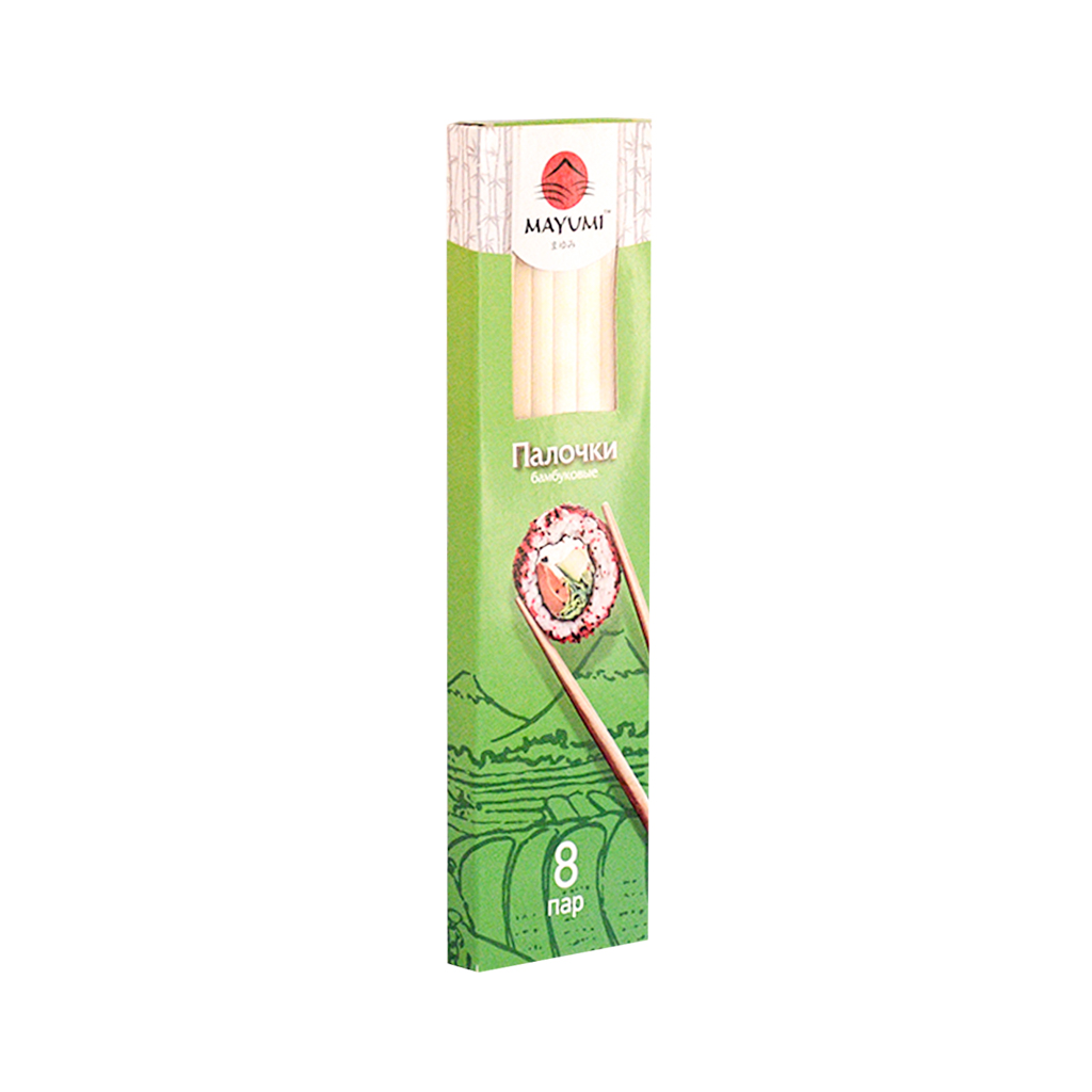 Chopsticks "Mayumi" bamboo 8pcs