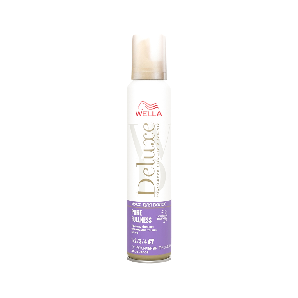 Hair mousse "Wella" Deluxe, super strong fixation №5 200ml