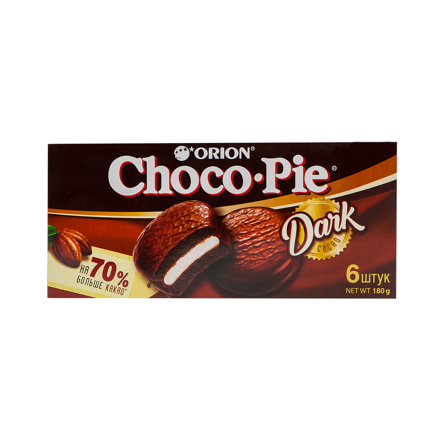 Թխվածքաբլիթ մուգ  Չոկո-պայ 6հ