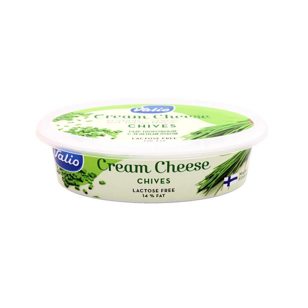 Curd cheese "Valio" chives, lactose free 180g