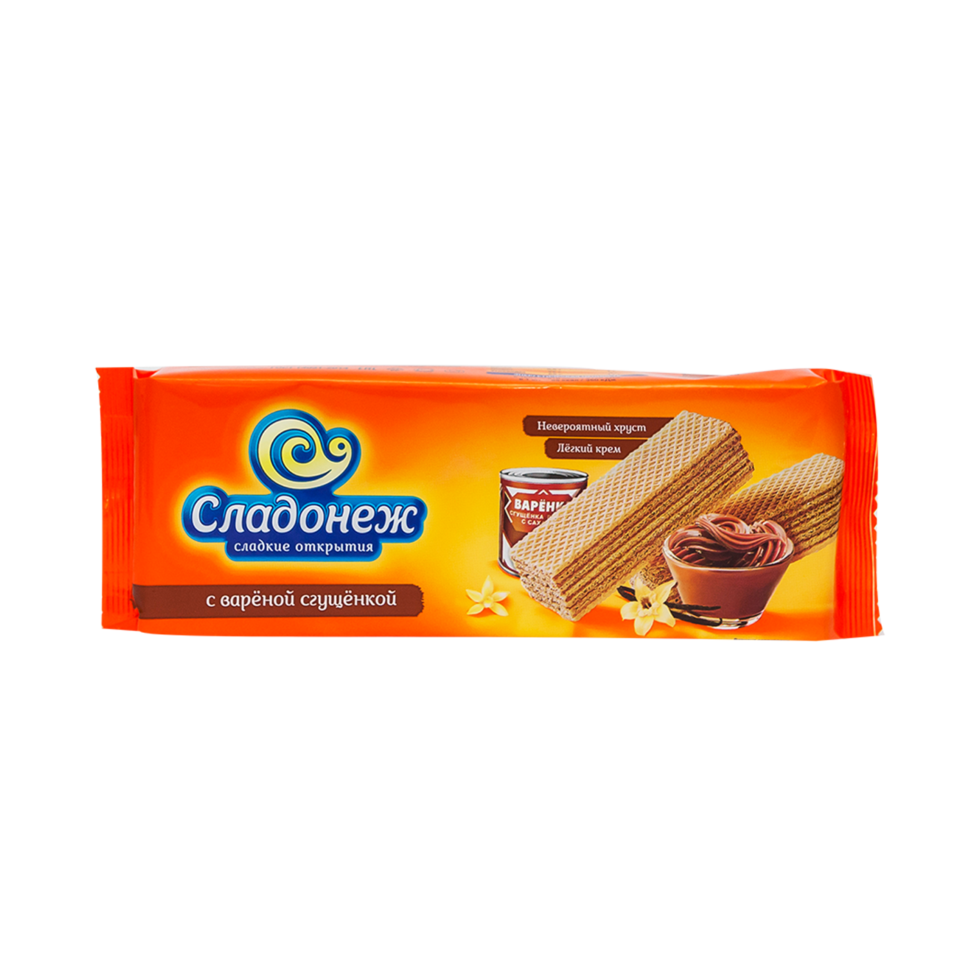 Վաֆլի խտացրած կաթով Սլադոնեժ 270գ