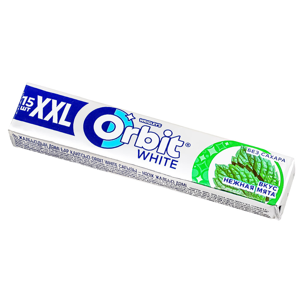 Chewing gum "Orbit" XXL, sweet mint, sugar free 20.4g