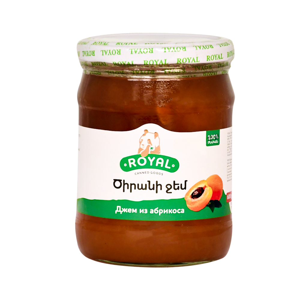 Ծիրանի ջեմ Ռոյալ 600գ