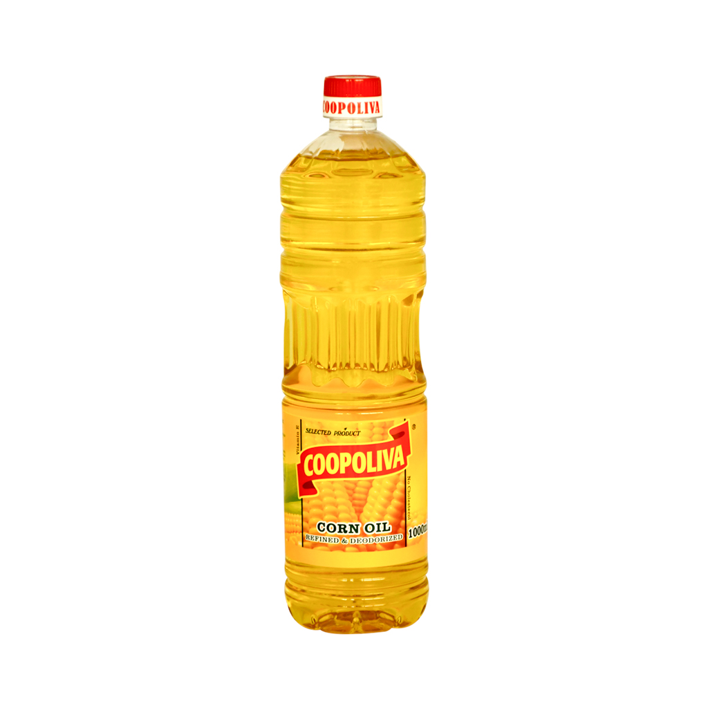 Corn oil "Coopoliva" 1l