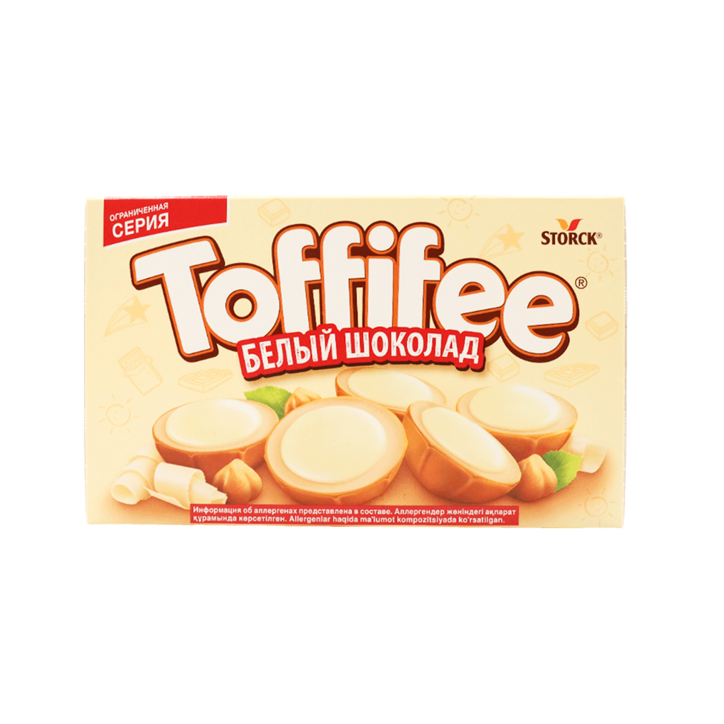 Chocolate box "Toffifee" white chocolate 125g