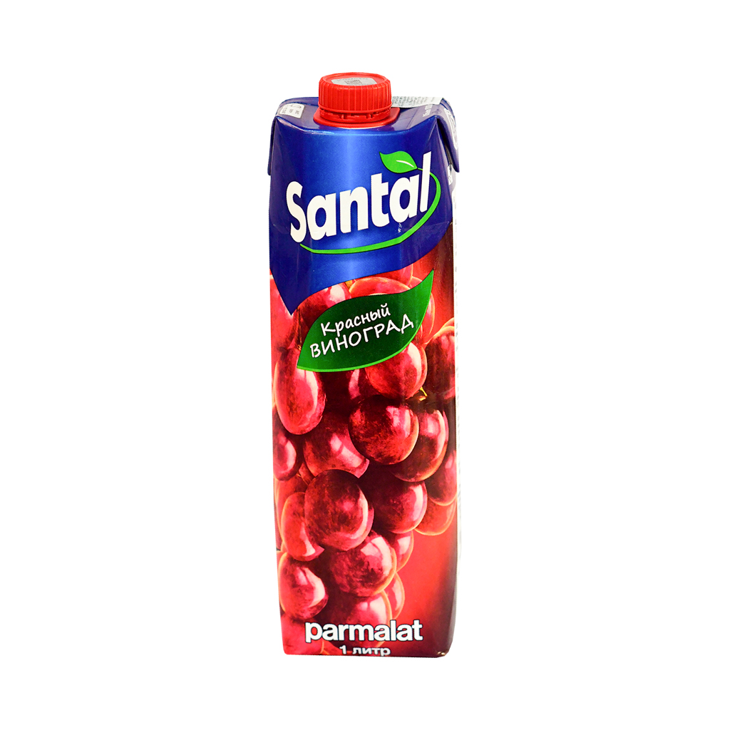 Juice "Santal" red grapes 1l