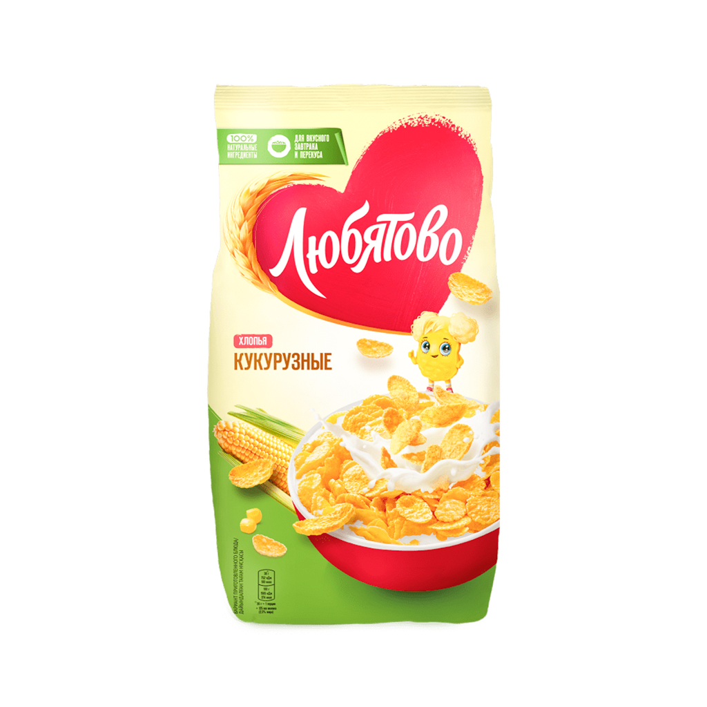 Corn flakes "Lyubyatovo" 300g