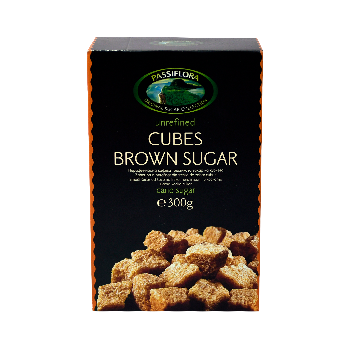 Եղեգնաշաքար խորանարդիկներ Պասիֆլորա 300գ