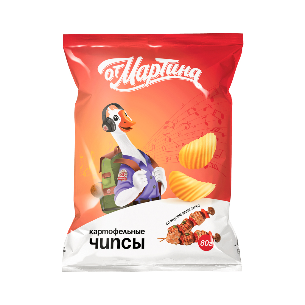 Chips "Ot Martina" barbecue 80g