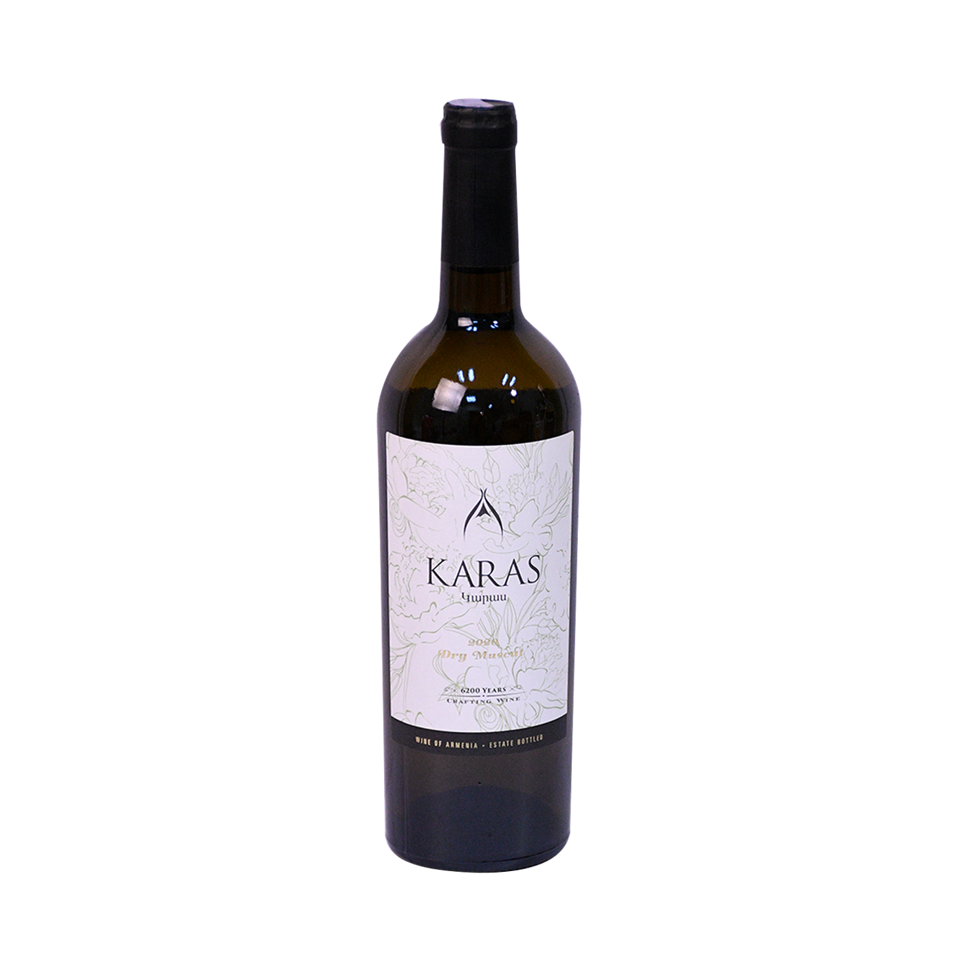 Գինի Կարաս Մուսկատ սպիտակ չոր 0,75լ