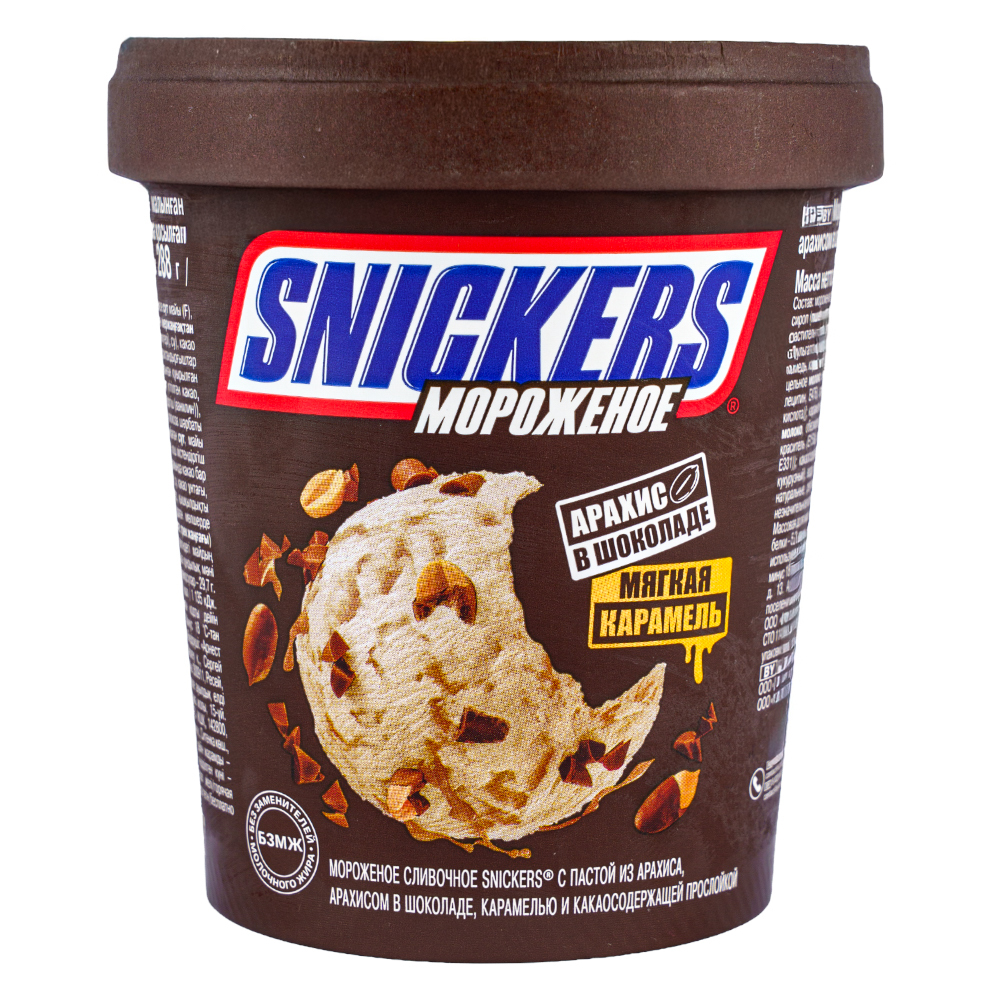 Ice cream "Snickers" 340g