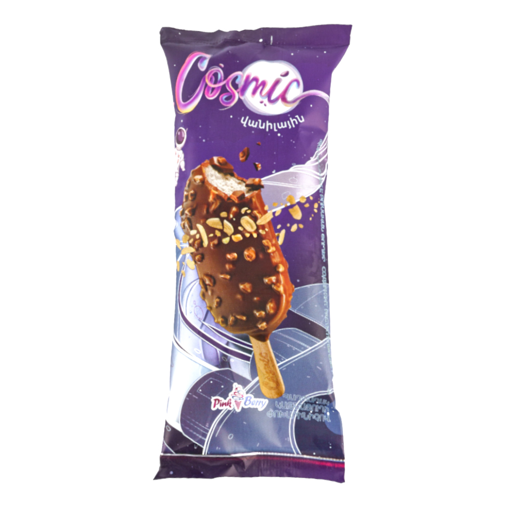Ice cream "Pink Berry" Cosmic, vanilla 70g