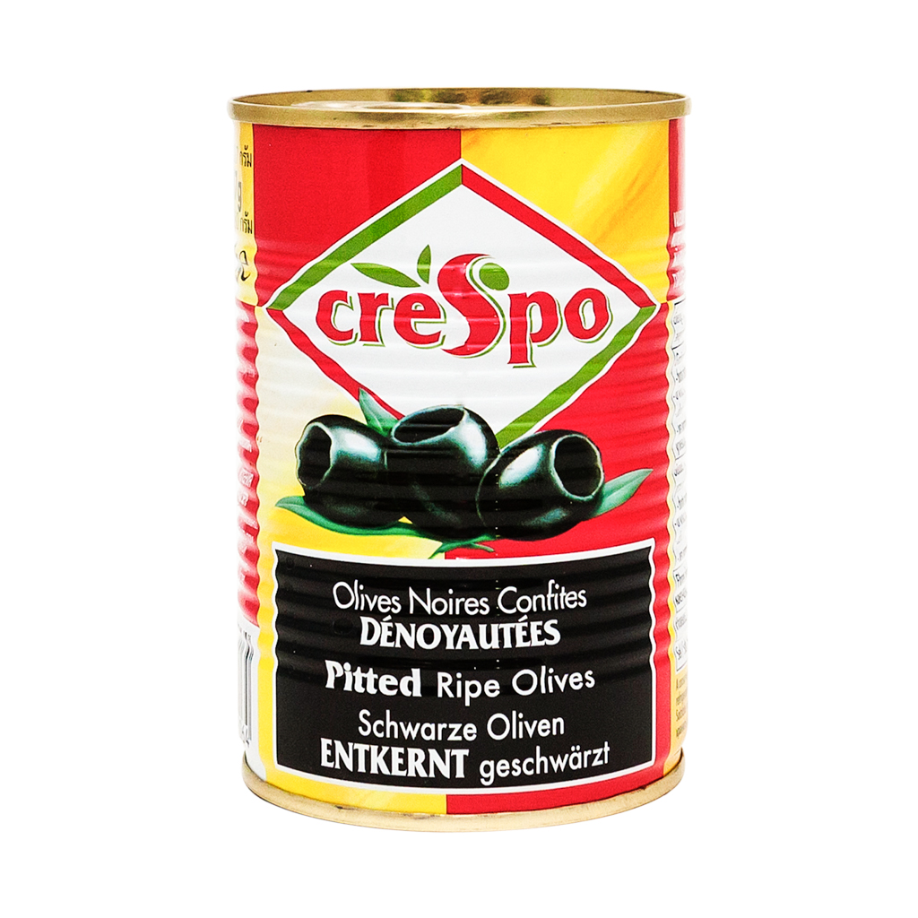 Black olives "Crespo" pitted 387g