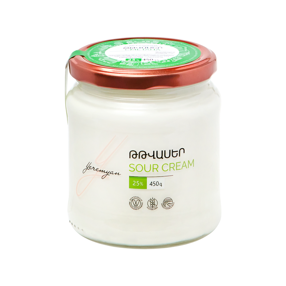 Թթվասեր Երեմյան Պրոդուկտ 25% 450գ