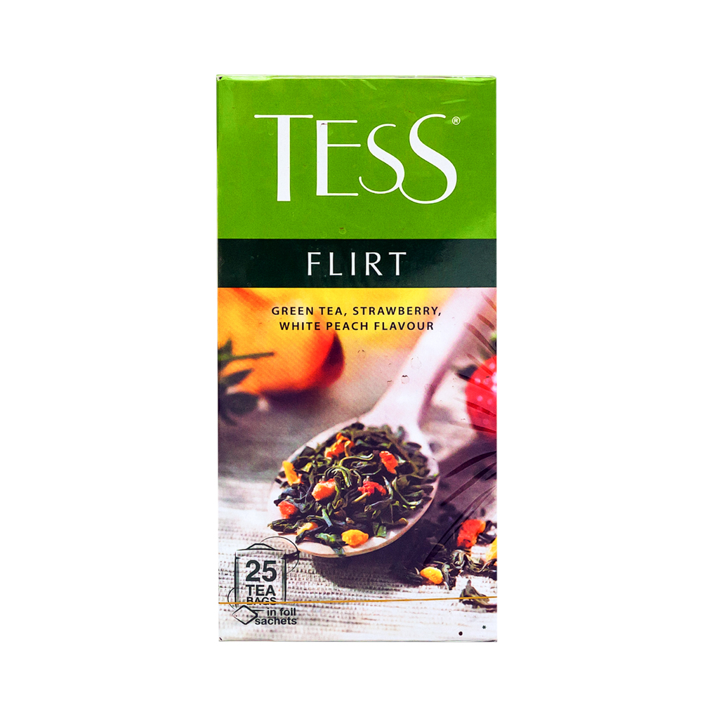 Fruit tea "Tess" strawberry and peach 25x1.5g