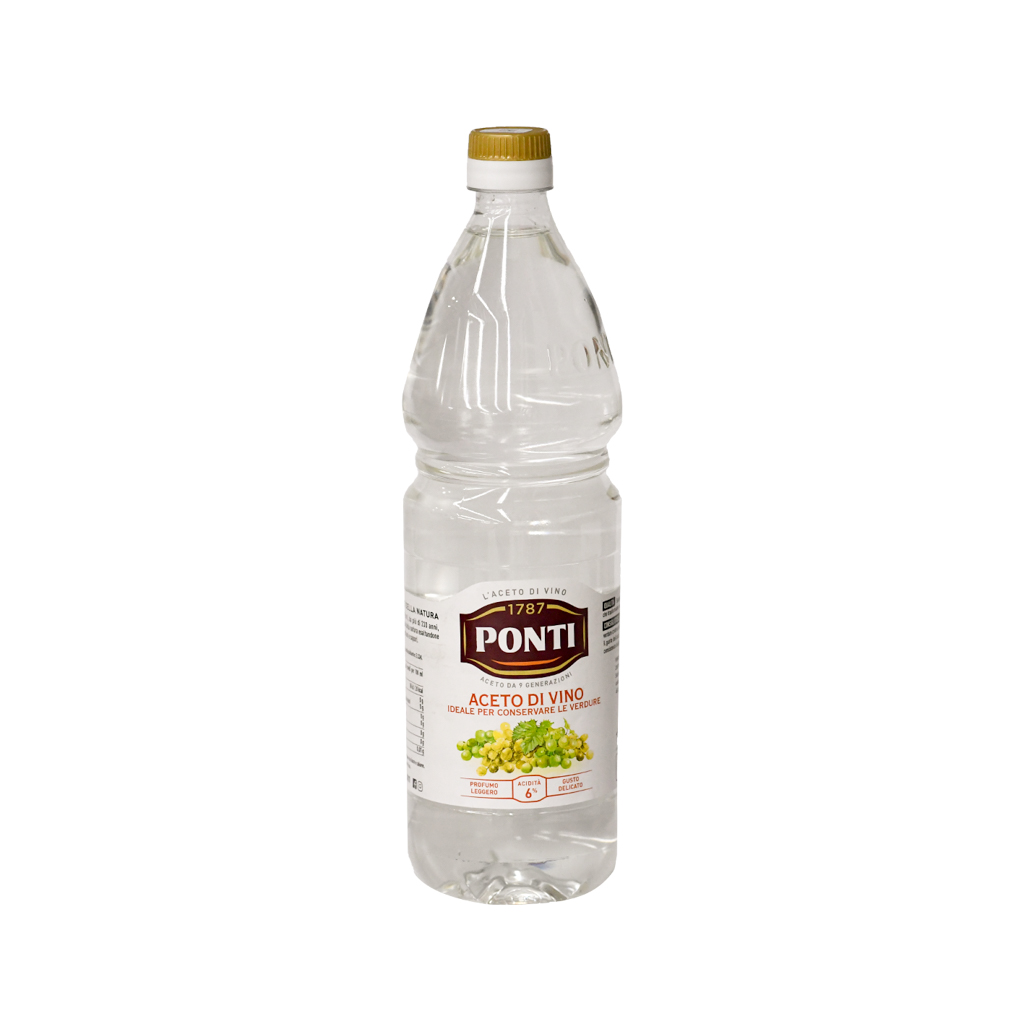 White grape vinegar "Ponti" 6% 1l
