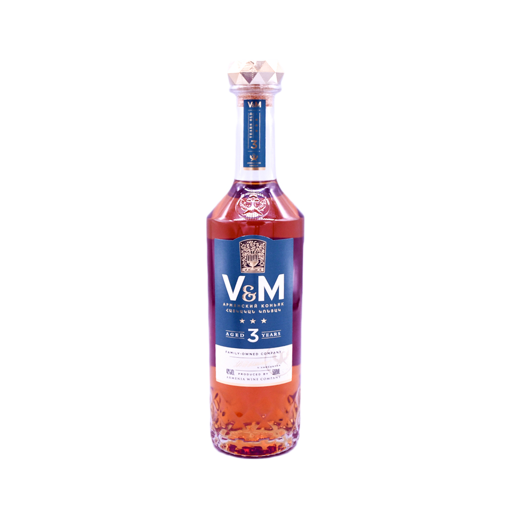 Cognac "V&M " 3y 0.5l