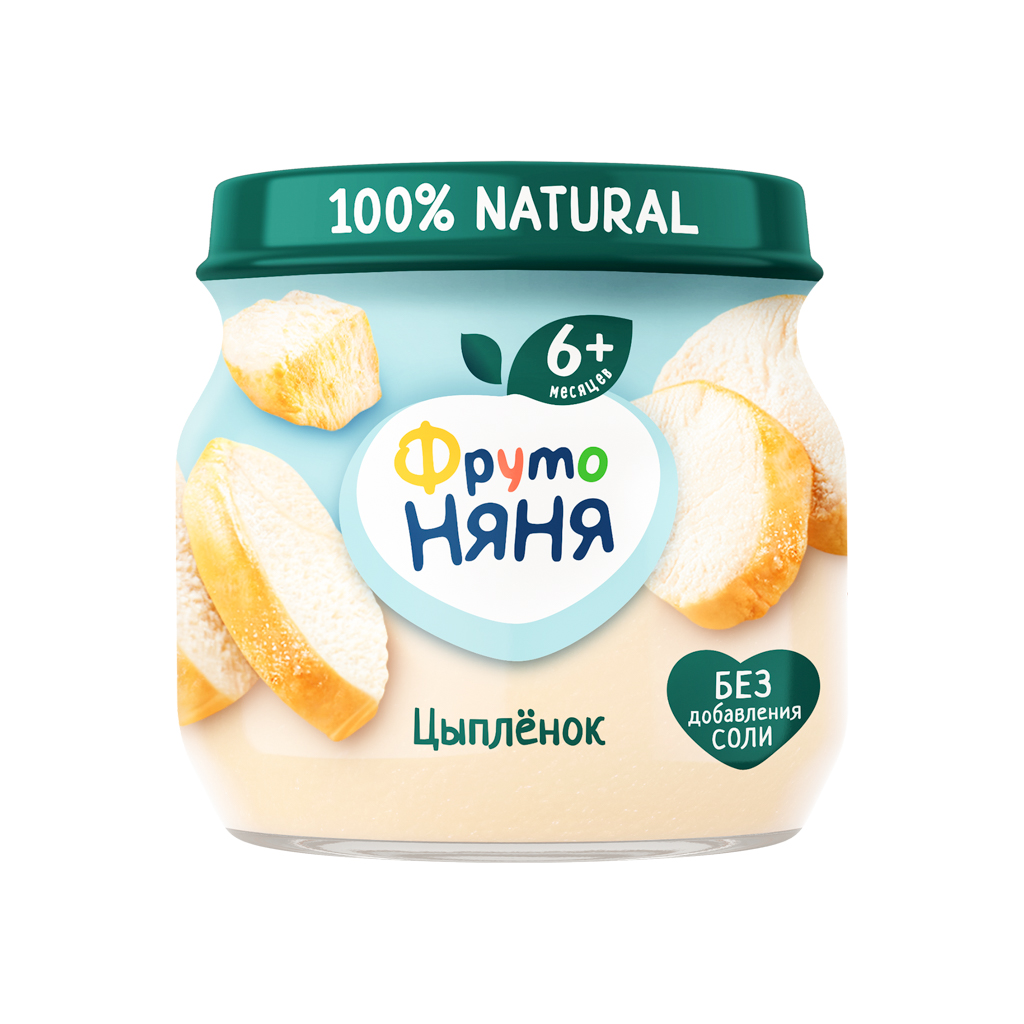 Puree "Fruto Nyanya" chick, salt free 6m 80g