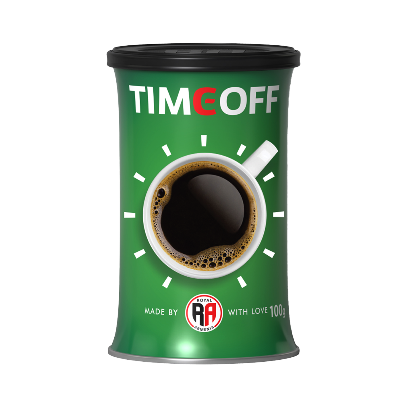 Բնական լուծվող սուրճ կանաչ Թայմօֆ 100գ թ/տ