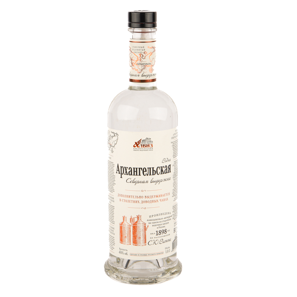 Vodka "Arkhangelskaya" north exposure 1l