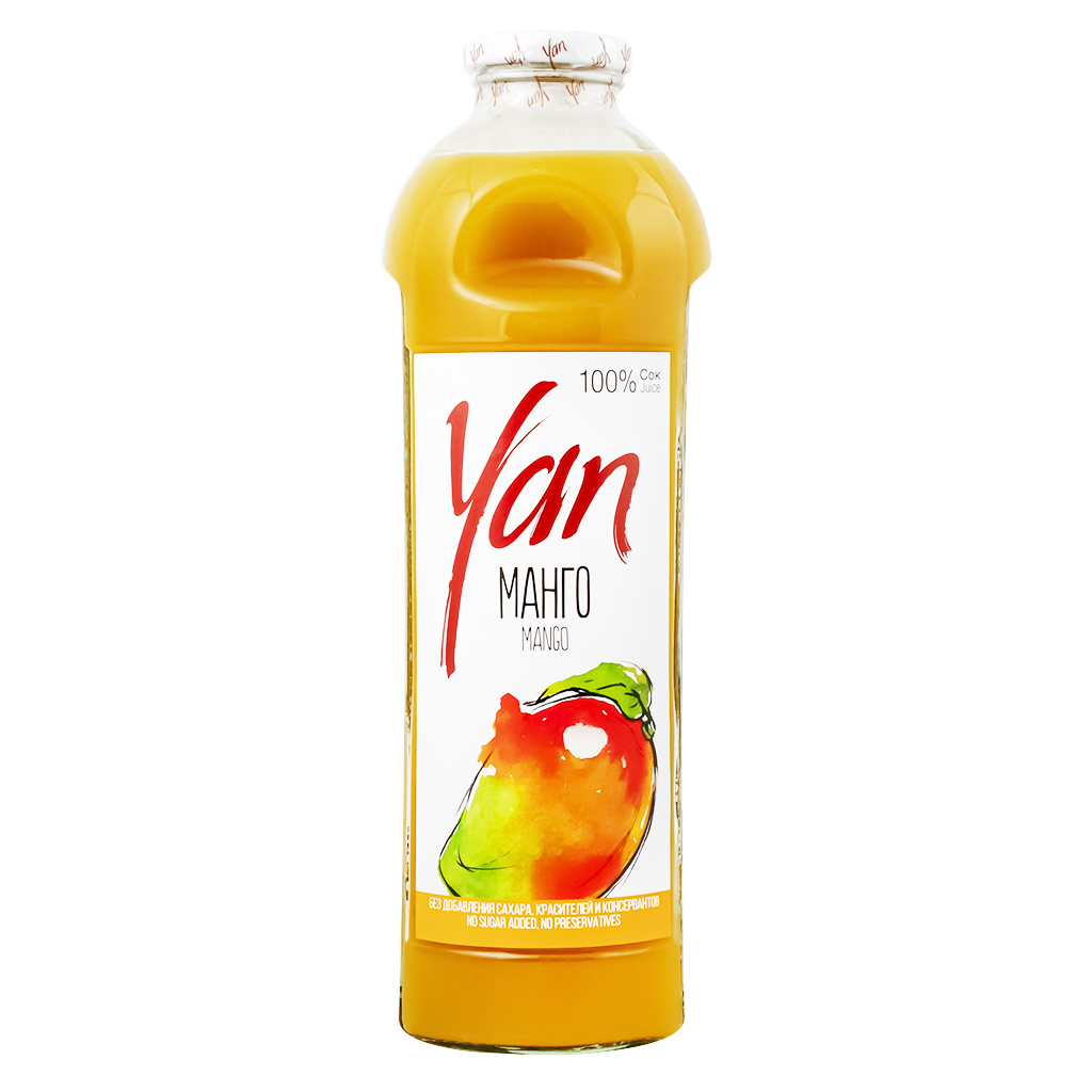 Juice "Yan" mango g/b 0.93l