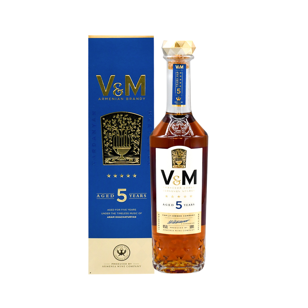 Cognac "V&M " 5y (box) 0.5l