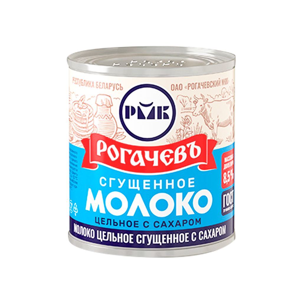 Condensed milk "Rogachev" 8.5% (can) 380g