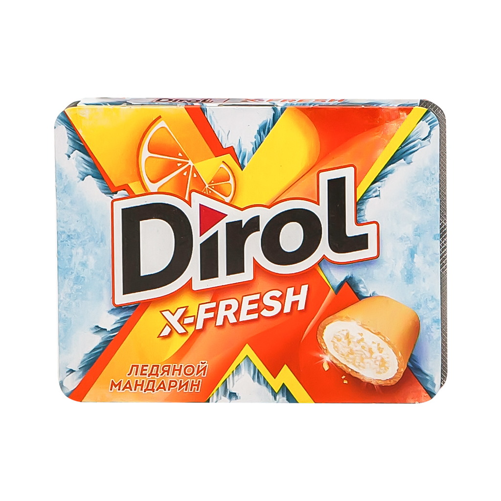 Chewing gum "Dirol" X-Fresh ice tangerin 16g