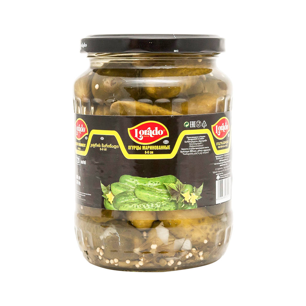 Marinated cucumber "Lorado" 6-9cm 720ml