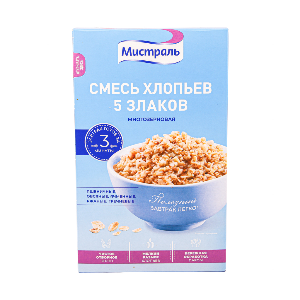 Փաթիլներ Միստրալ 5 հատիկաբույսեր 400գ