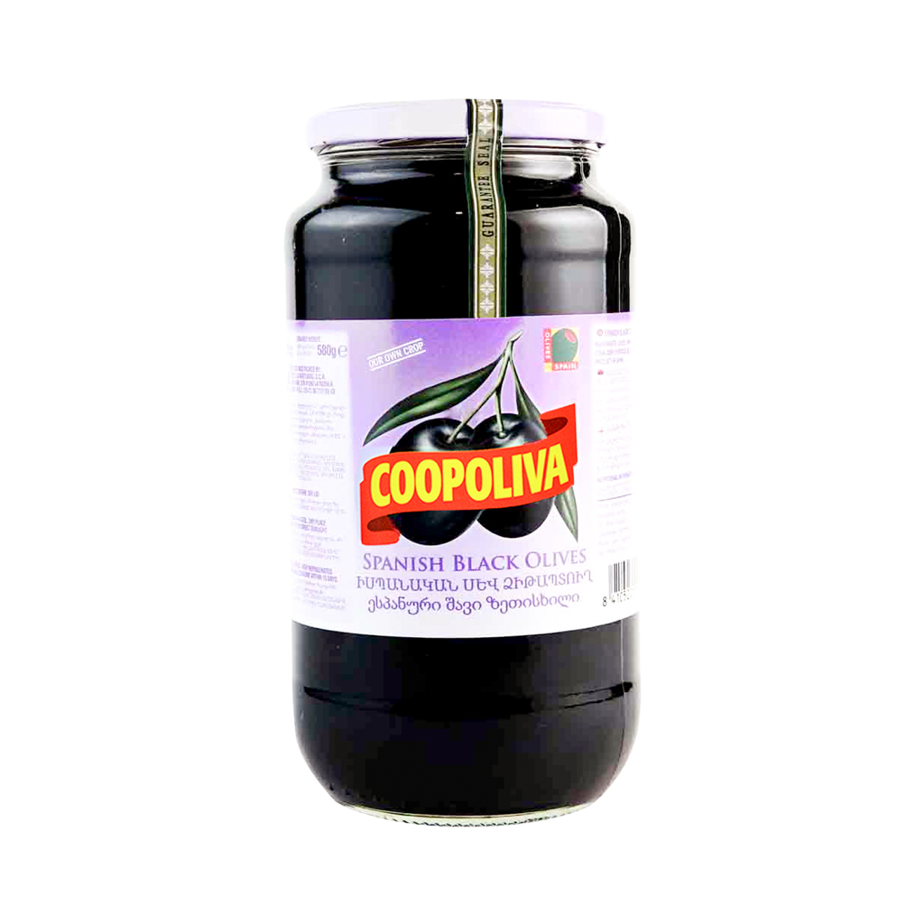 Black olives "Coopoliva" g/b 935g
