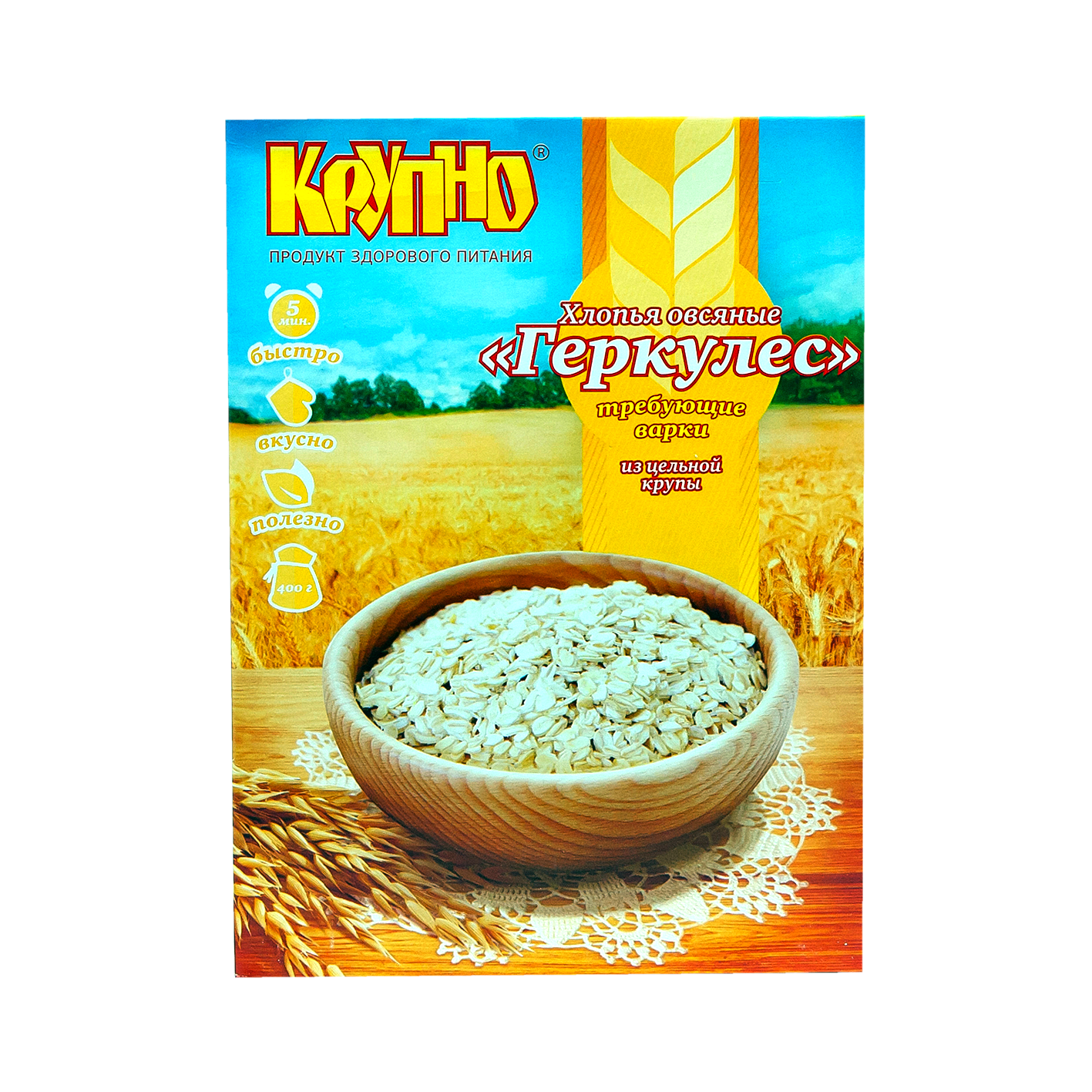 Վարսակի փաթիլներԿռուպնո 400գ