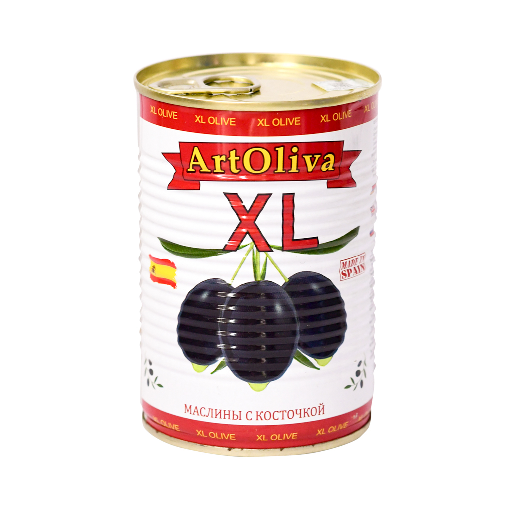 Black olives "Art Oliva" XL 390g