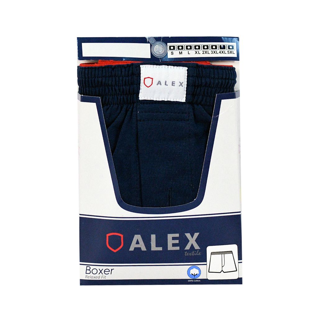 Men's boxer "Alex" dark blue 4XL M1102